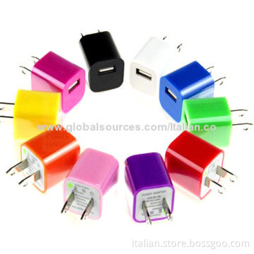 5V/1A USB Home Charger for Apple Many Colors Available